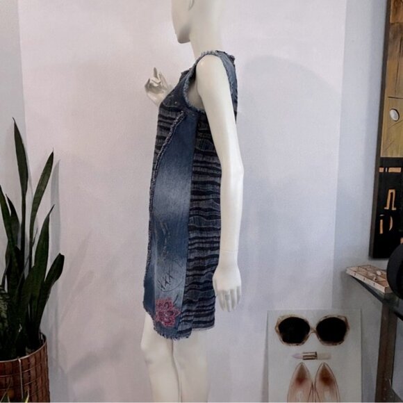 Desigual Cherize Stylized Denim Mini Dress - Picture 7 of 15